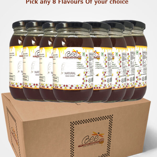 Combo Pack of 8 Flora Honey